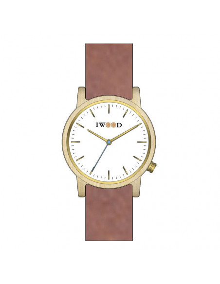 Iwood Echtholz Herrenuhr IW18444002