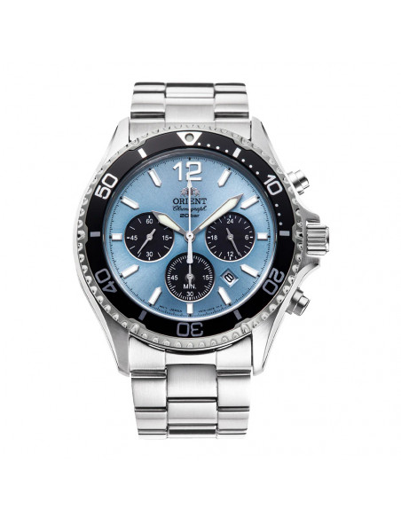 Orient Mako Solar Powered RA-TX0206L10B Mens Watch Chronograph
