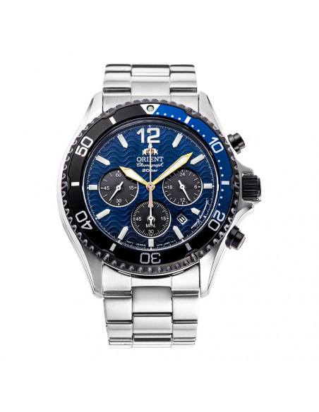 Orient Mako Solar Powered RA-TX0208L10B Mens Watch Chronograph