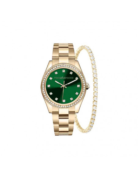 Roccobarocco RB.2579-08M Ladies Watch and Bracelet Set