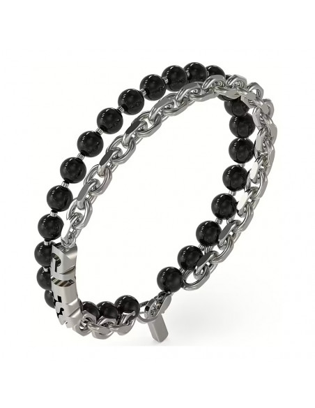 Guess Mens Bracelet JUMB04051JWSTBKL