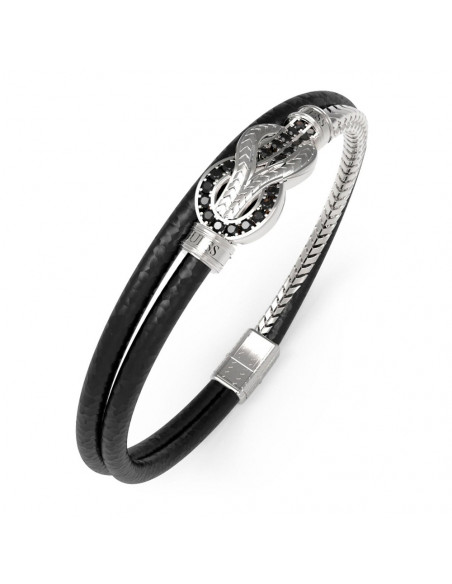 Guess Mens Bracelet JUMB05029JWSTBKL