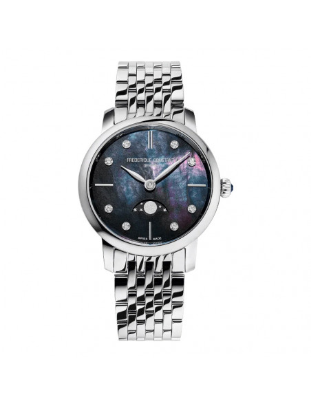 Frederique Constant Classics Slimline Ladies Moonphase FC-206MPBD1S6B