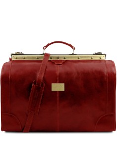 Madrid Maulbugelreisetasche aus Leder Gross