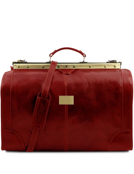 Madrid Maulbugelreisetasche aus Leder Gross