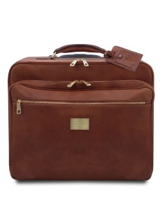 Varsavia Leather pilot case with two wheels 2