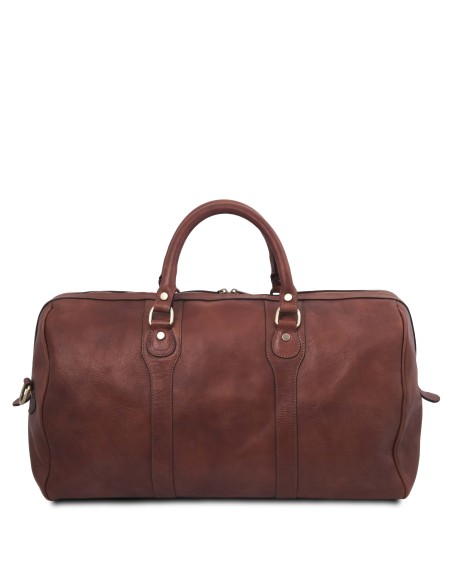Oslo Leather travel duffle bag Weekender bag