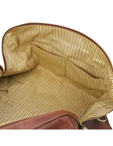 Oslo Leather travel duffle bag Weekender bag