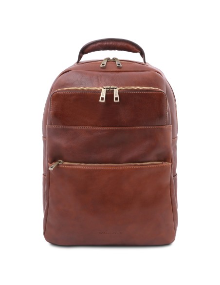 Melbourne Leather laptop backpack
