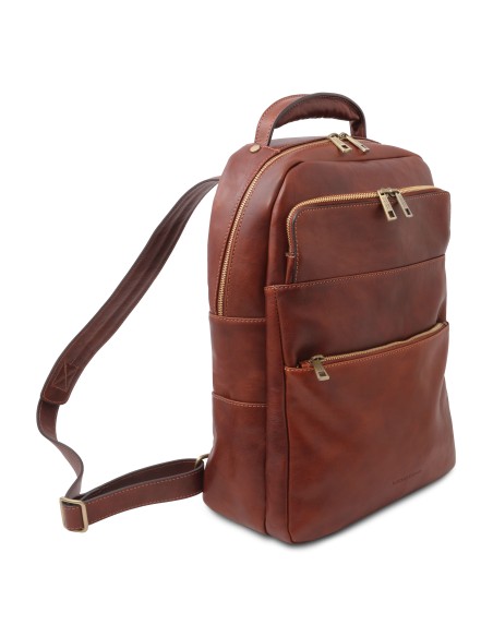 Melbourne Leather laptop backpack