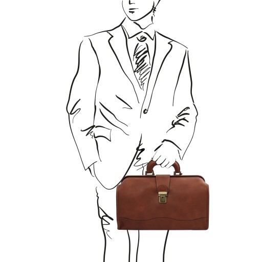 Raffaello Doctor leather bag