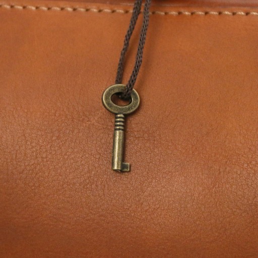 Raffaello Klassische Doktortasche aus Leder mit Schnalle