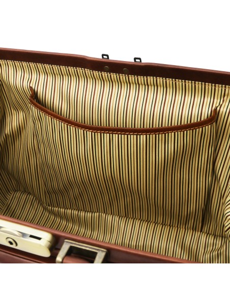 Giotto Exclusive double bottom leather doctor bag