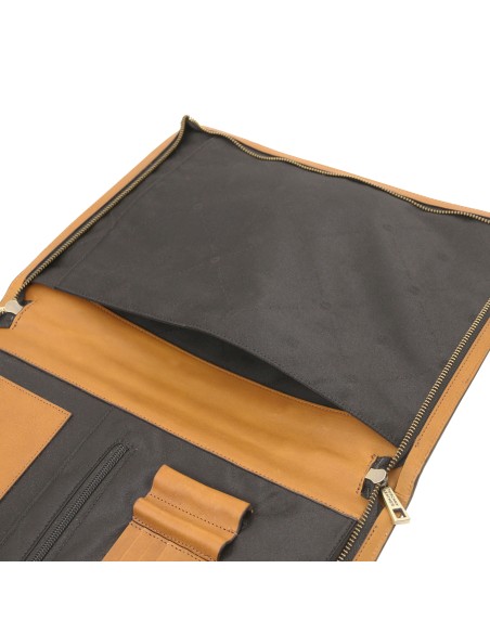 Costantino Leather document case with handle