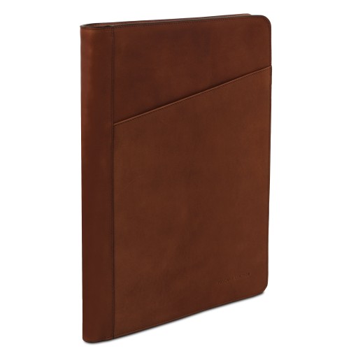 Augusto Leather document case with ring binder