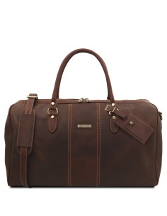 Lisbona Travel leather duffle bag Large size