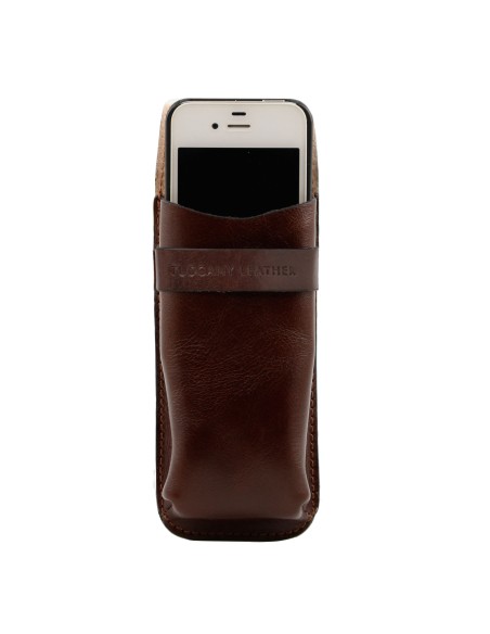 Exclusive leather crossbody case for glasses