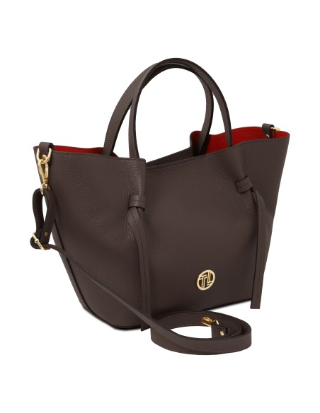 Legame Leather shopping bag Large size