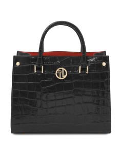 Croque Croc print leather handbag 2
