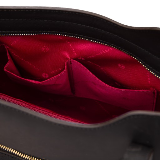Olimpia Shopping Tasche aus Leder