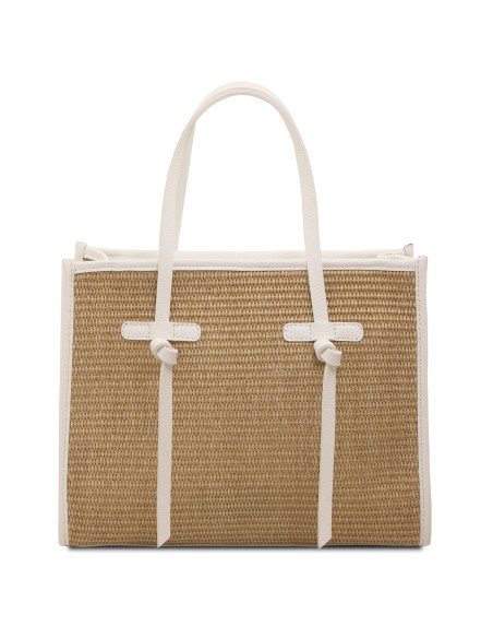 Frame Raffia Shoulder Bag