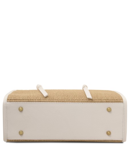 Frame Raffia Shoulder Bag