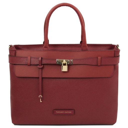 Tenace Schultertasche aus Leder