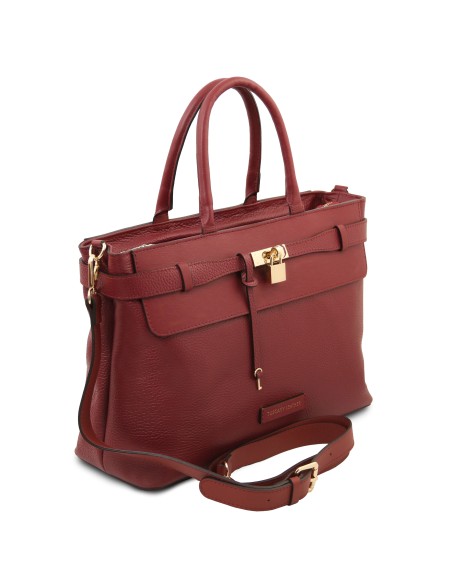 Tenace Schultertasche aus Leder
