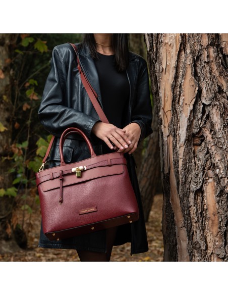 Tenace Schultertasche aus Leder