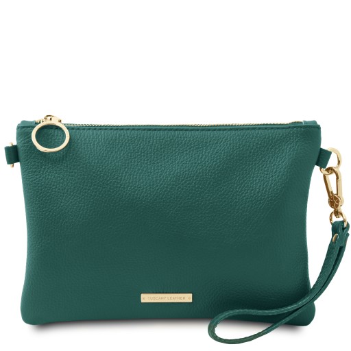 TL Bag Clutch aus weichem Leder