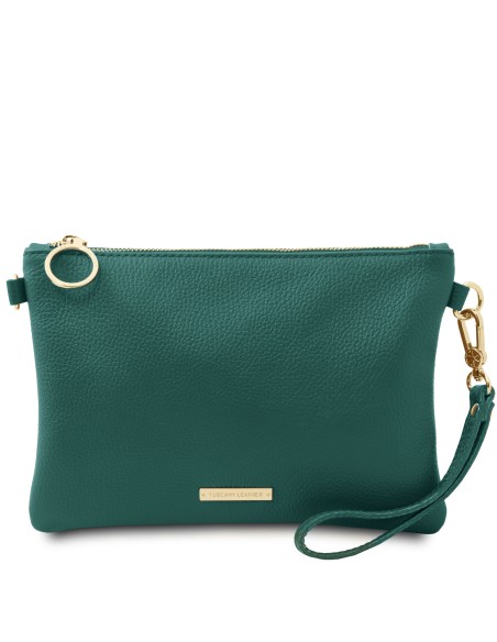 TL Bag Clutch aus weichem Leder