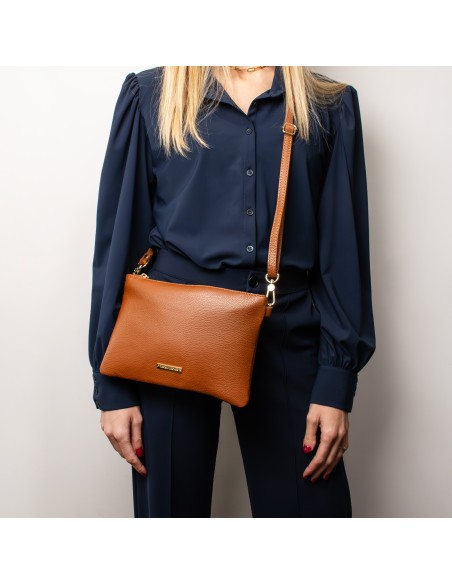 TL Bag Clutch aus weichem Leder
