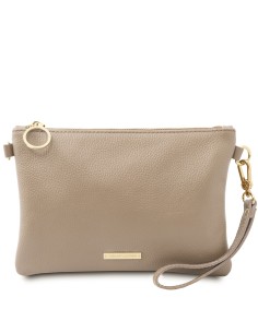 TL Bag Clutch aus weichem Leder