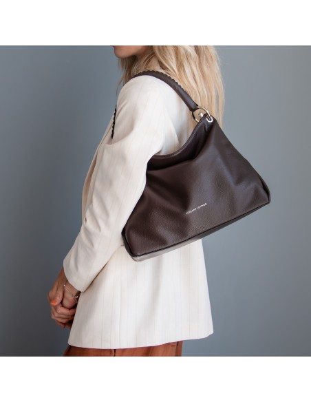 TL Bag Schultertasche aus weichem Leder