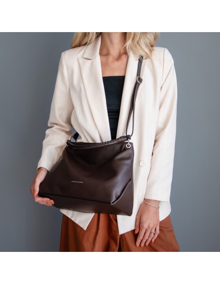 TL Bag Schultertasche aus weichem Leder
