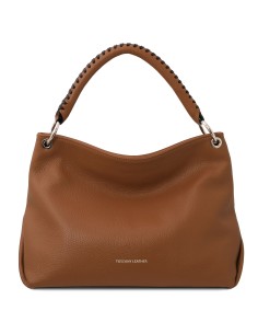 TL Bag Schultertasche aus weichem Leder