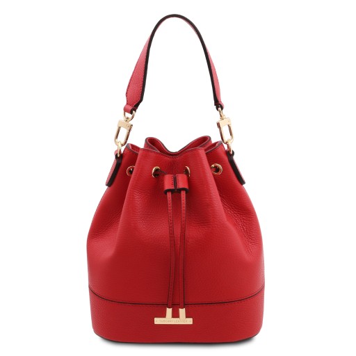 TL Bag Leather bucket bag