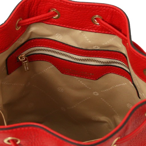 TL Bag Leather bucket bag