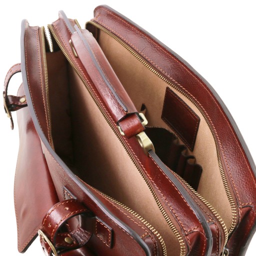 Venezia Leather briefcase 2 compartments