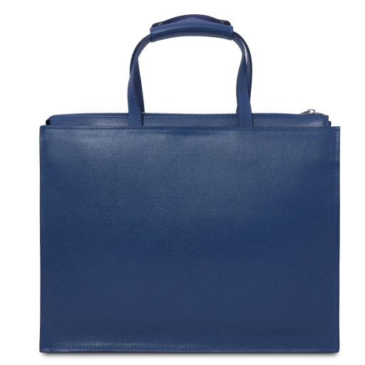 Palermo Saffiano Leather briefcase 3 compartments for women