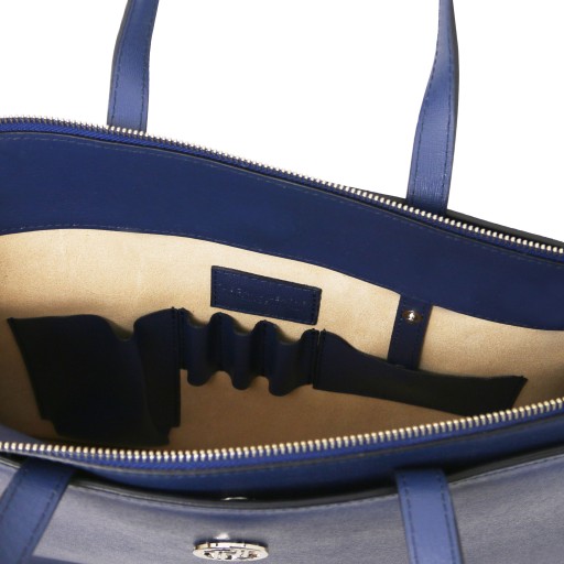 Palermo Damen Aktentasche aus Saffiano Leder 3 Facher