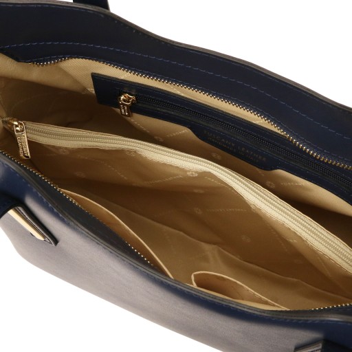 Olimpia Shopping Tasche aus Leder