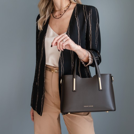 Olimpia Leather tote Medium size