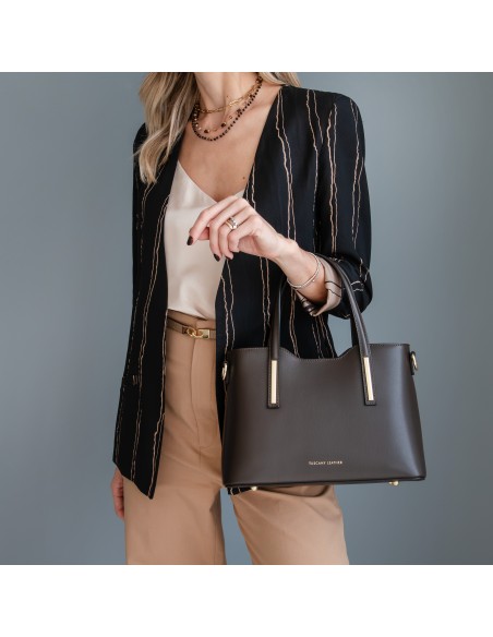 Olimpia Ledertasche aus Leder Mittlere Grosse