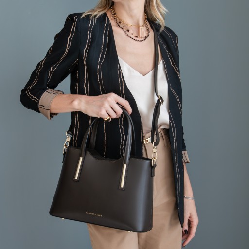 Olimpia Leather tote Medium size
