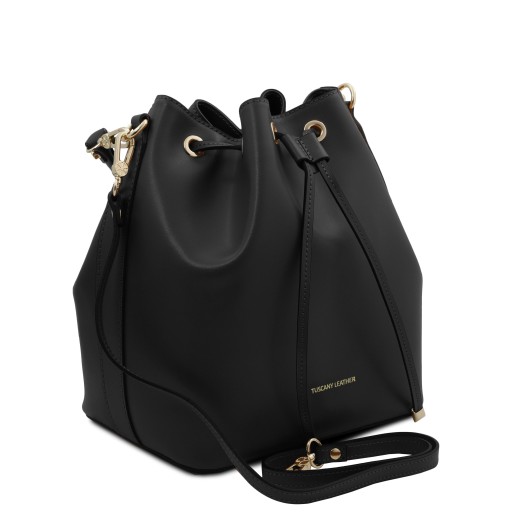Vittoria Leather bucket bag