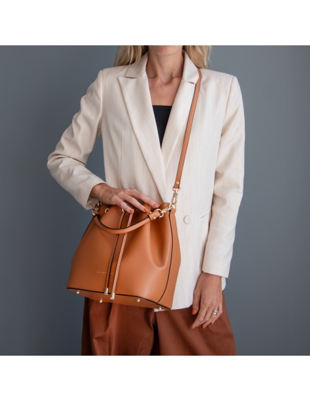 Vittoria Beuteltasche aus Leder