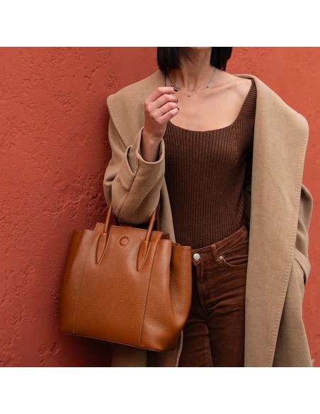 Tulipan Ledertasche