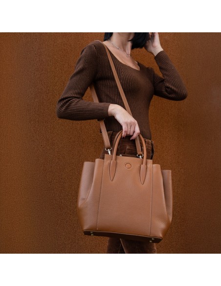 Tulipan Ledertasche