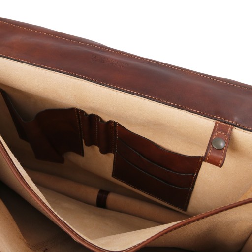 Ancona Leather messenger bag